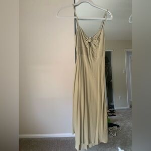 Elegant Abercrombie Light Green Midi Dress